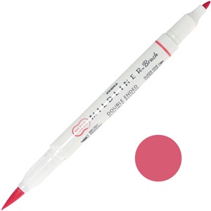 Zebra Mildliner Brush Pen Mild Red