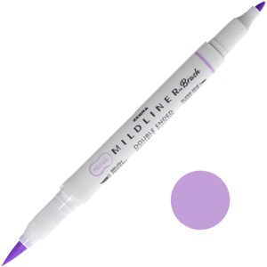 Zebra Mildliner Brush Pen Mild Violet