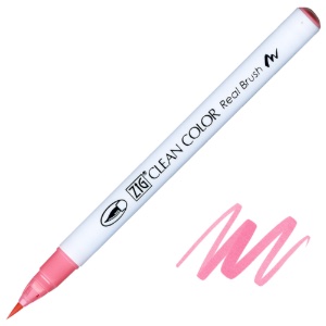 Zig Clean Color Real Brush Pen 021 Light Carmine