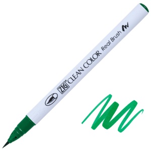 Zig Clean Color Real Brush Pen 040 Green