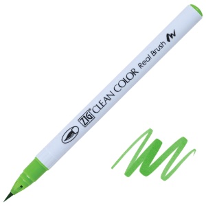 Zig Clean Color Real Brush Pen 041 Light Green