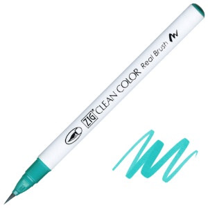 Zig Clean Color Real Brush Pen 042 Turquoise Green