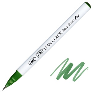 Zig Clean Color Real Brush Pen 044 Deep Green