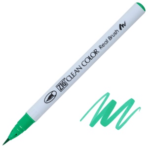 Zig Clean Color Real Brush Pen 048 Emerald Green