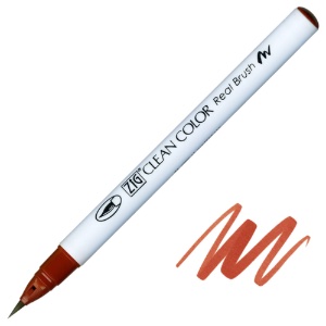 Zig Clean Color Real Brush Pen 060 Brown