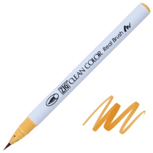 Zig Clean Color Real Brush Pen 067 Mustard