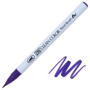 Zig Clean Color Real Brush Pen 084 Deep Violet