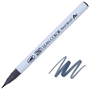 Zig Clean Color Real Brush Pen 090 Gray