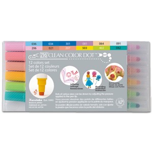 Zig Clean Color Dot Marker 12 Set