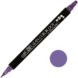 Zig Clean Color Dot Metallic Marker 124 Violet