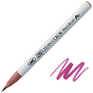 Zig Clean Color Real Brush Pen 205 Dark Blossom Pink