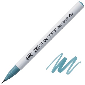 Zig Clean Color Real Brush Pen 305 Smokey Teal
