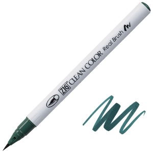 Zig Clean Color Real Brush Pen 405 Dark Green