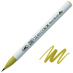Zig Clean Color Real Brush Pen 057 Dark Yellow