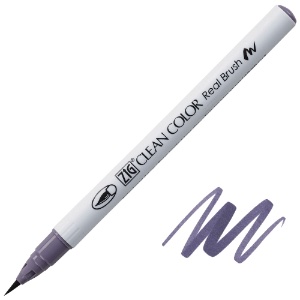 Zig Clean Color Real Brush Pen 809 Purplish Gray