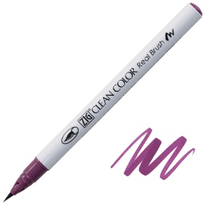 Zig Clean Color Real Brush Pen 811 Red Grape