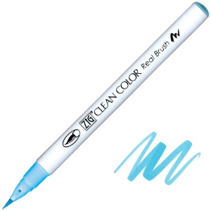 Zig Clean Color Real Brush Pen 308 Azure Blue