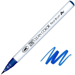 Zig Clean Color Real Brush Pen 315 Ultramarine Blue