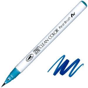 Zig Clean Color Real Brush Pen 318 Duck Blue