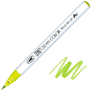 Zig Clean Color Real Brush Pen 408 Apple Green