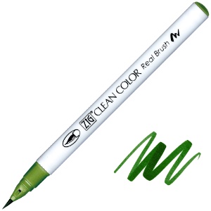Zig Clean Color Real Brush Pen 411 Cactus Green