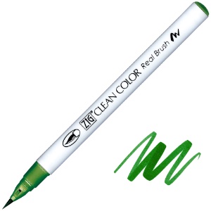 Zig Clean Color Real Brush Pen 412 True Green