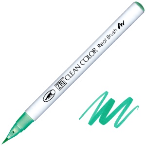 Zig Clean Color Real Brush Pen 419 Turquoise Mint