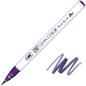 Zig Clean Color Real Brush Pen 814 Dark Violet