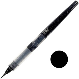 Zig Cocoiro Pen Refill Extra-Fine Brush Black