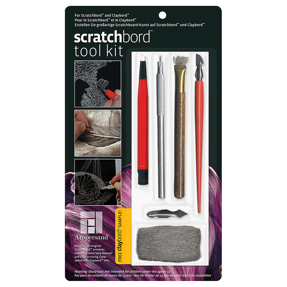 Ampersand Scratchbord 6-Piece Tool Kit Set