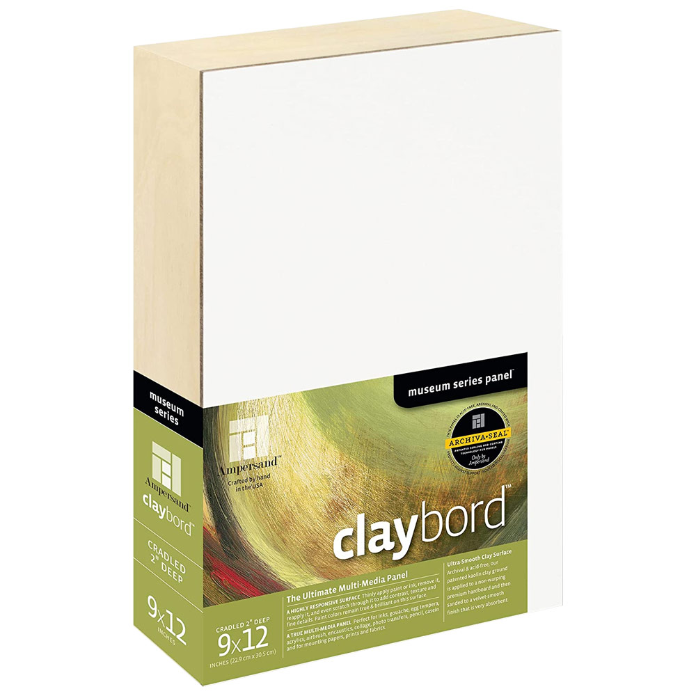 Claybord 2" Deep Cradle - 9" x 12"