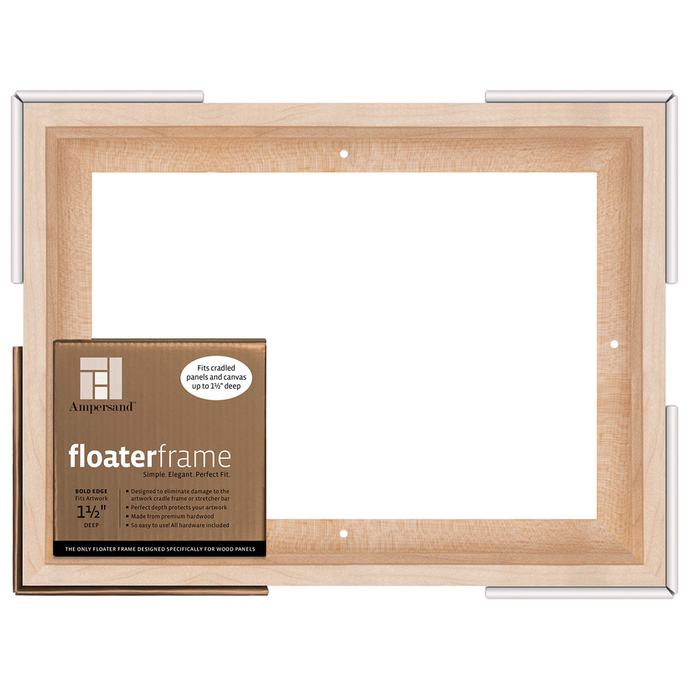 Floater Frame Bold 1.5" 9x12 Maple