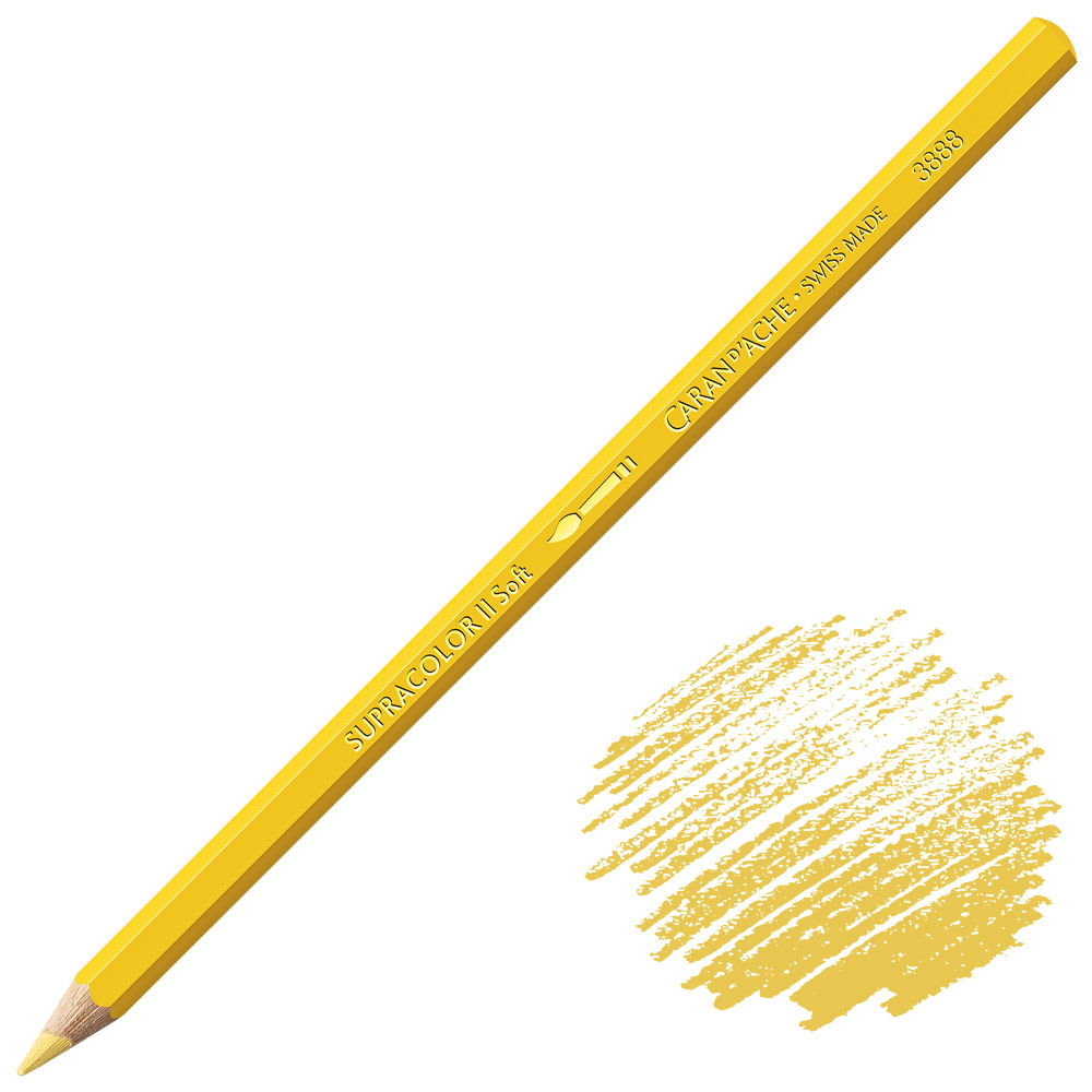 Caran d'Ache Supracolor Soft Watersoluble Pencil Naples Yellow 