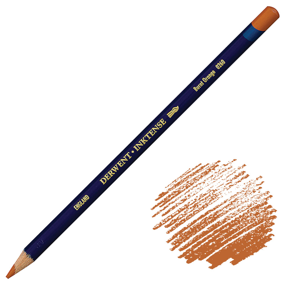 Derwent Inktense Pencil - Burnt Orange