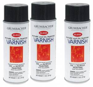 Damar Varnish Gloss Spray Can 11oz
