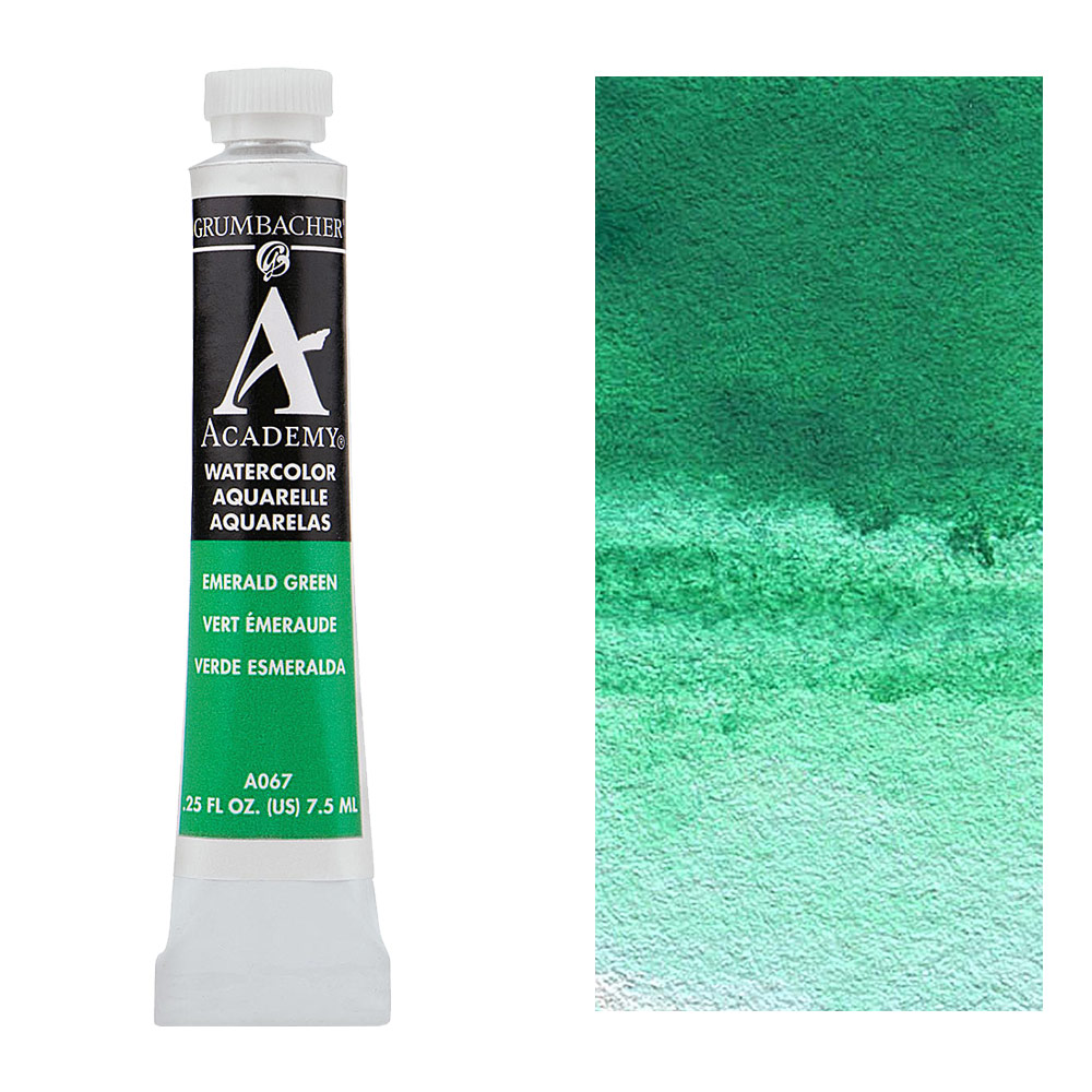 Academy Watercolor 7.5ml - Emerald Green