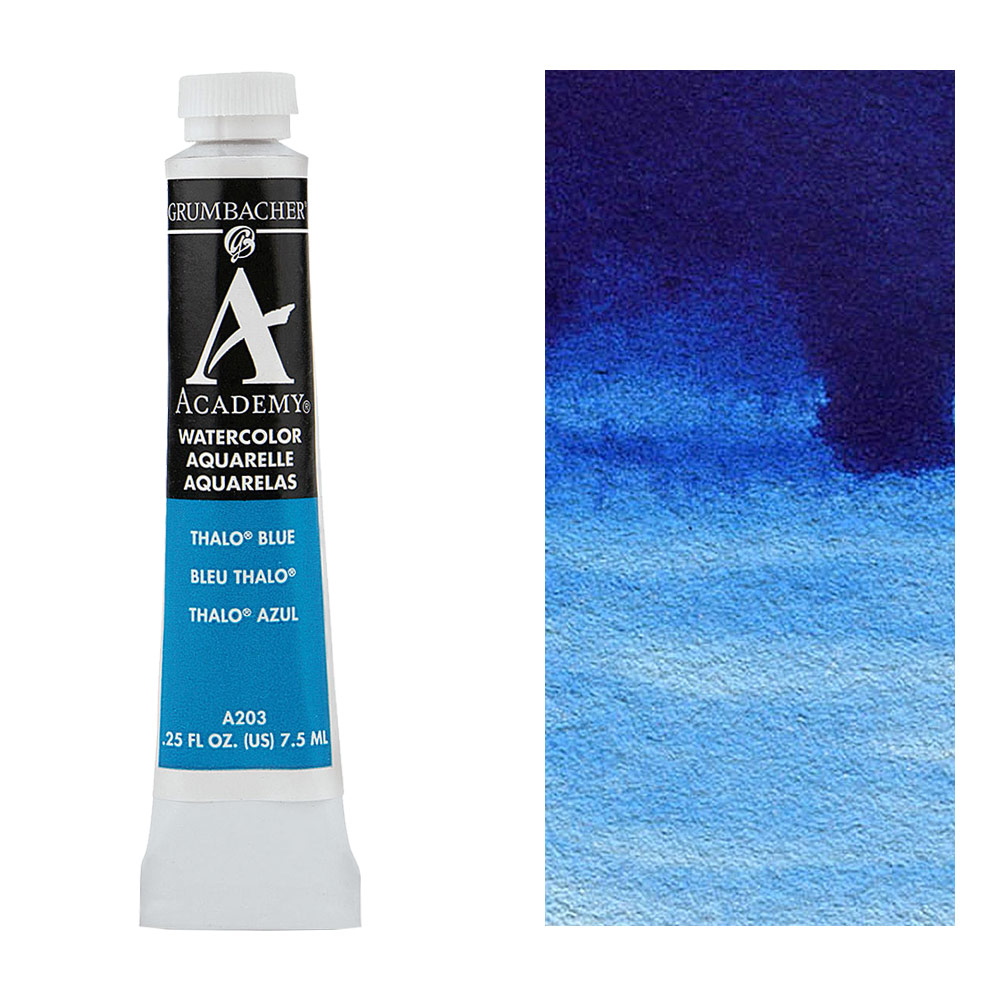 Academy Watercolor 7.5ml - Thalo Blue