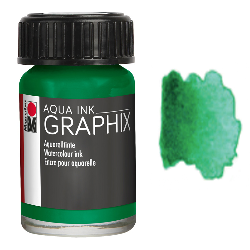 Marabu Graphix Aqua Ink 0.5oz Mint