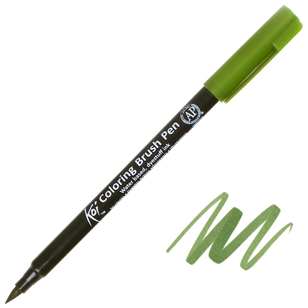 Koi Coloring Brush - Sap Green
