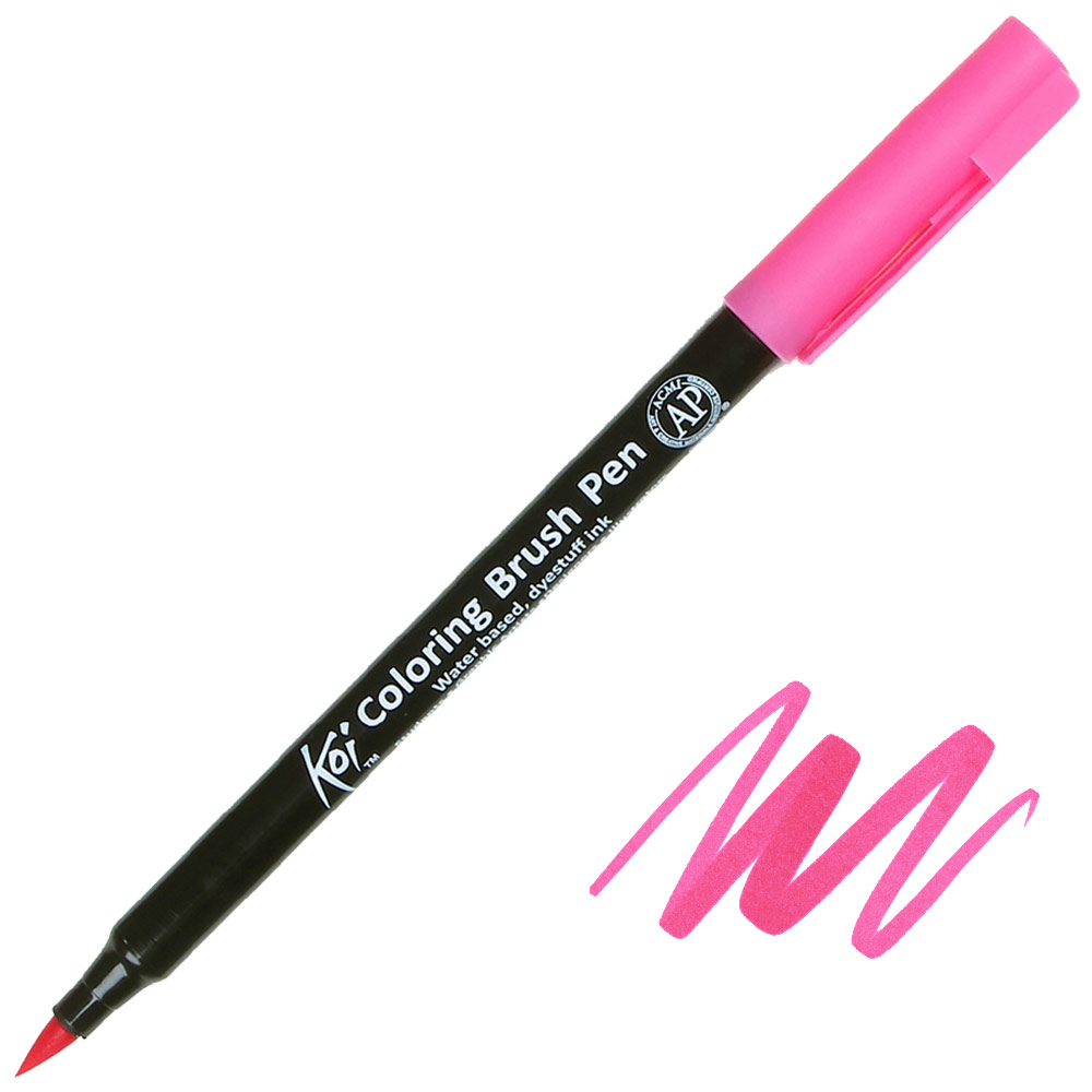 Koi Coloring Brush - Magenta Pink