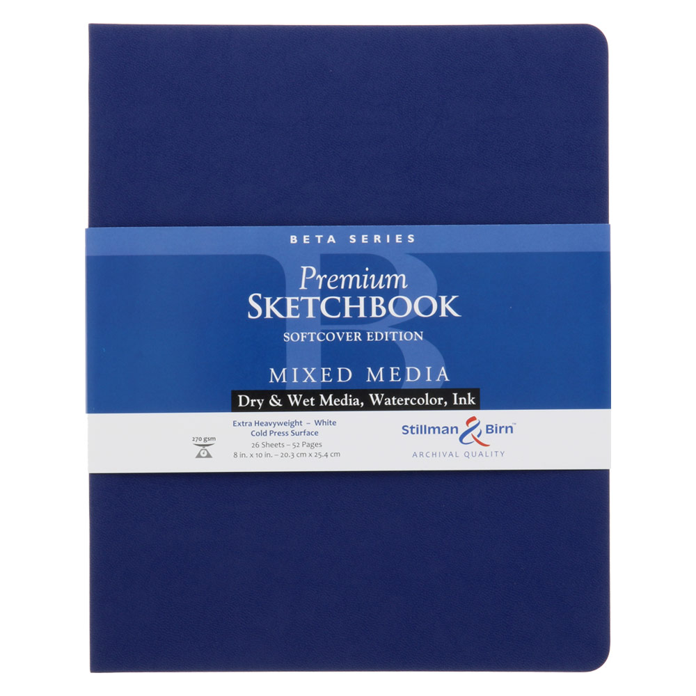 Beta Series Softcover Sketchbook, Portrait - 8x10