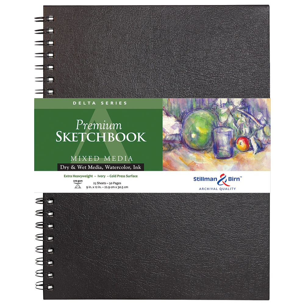 Delta Series Wirebound Sketchbook - 9x12