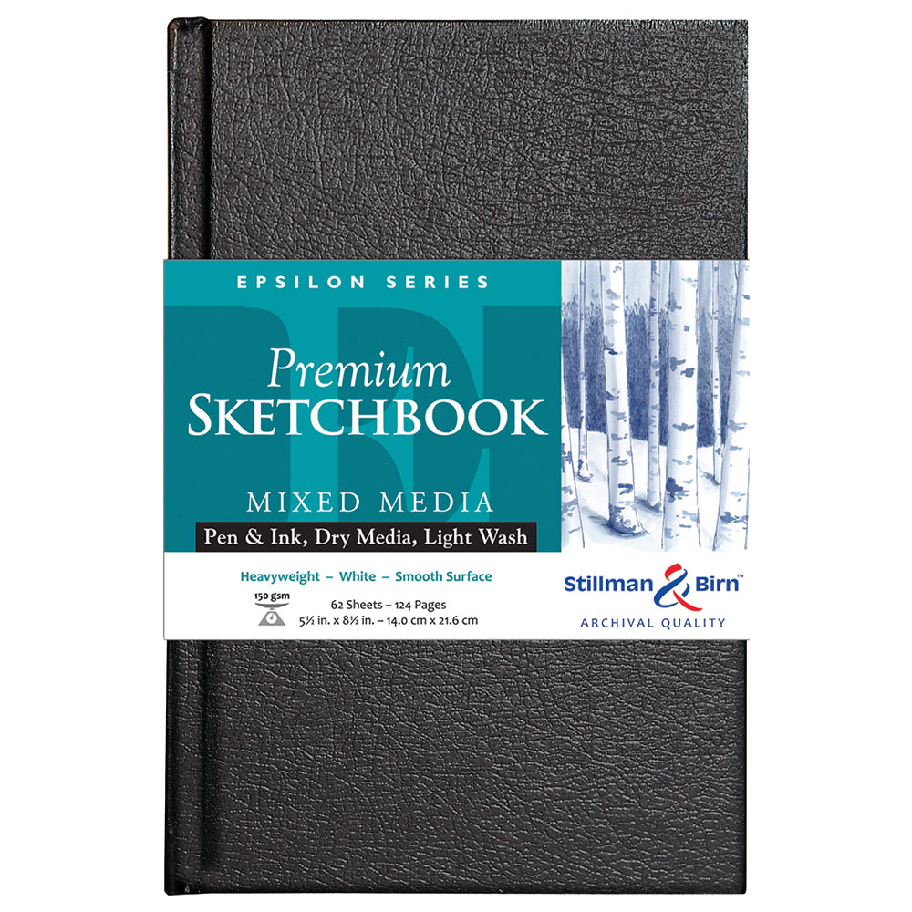Epsilon Series Hardbound Sketchbook - 5.5x8.5