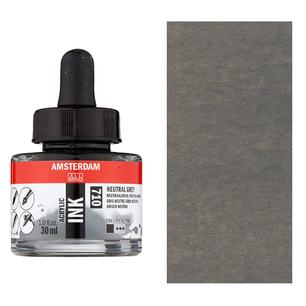 Amsterdam Acrylic Ink 30ml - Neutral Gray