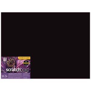 Scratchbord Black 18" x 24"