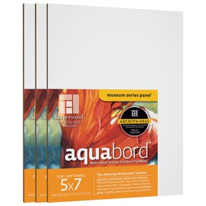 Aquabord 1/8" Flat Panel - 5" x 7" 3pk