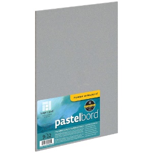Pastelbord 1/8" Flat Gray Panel - 9" x 12"