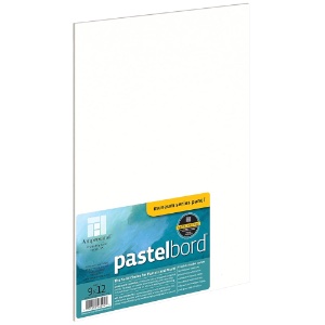 Pastelbord 1/8" Flat White Panel - 9" x 12"