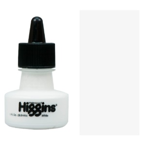 Higgins Waterproof Drawing Ink 1 oz. - White