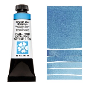 Daniel Smith Extra Fine Watercolor 15ml - Cerulean Blue, Chromium